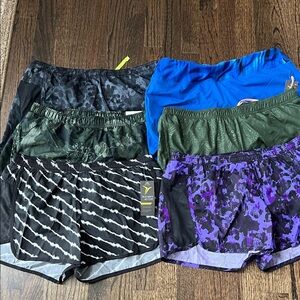 Old Navy Set of 6 Athletic Shorts, size M, NWT